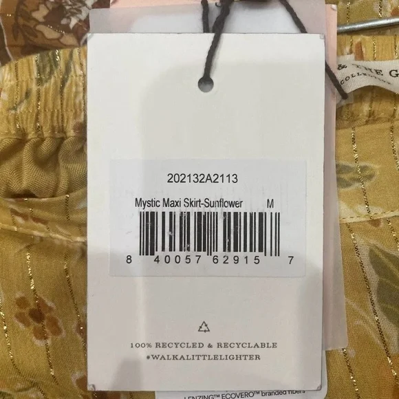 Spell Mystic Maxi Skirt, Size Medium, Sunflower - Picture 12 of 14